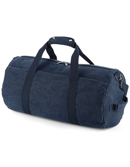 Vintage Canvas Barrel Bag (BG655)