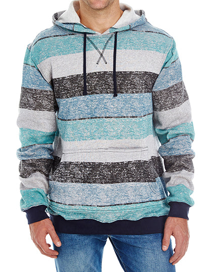 Printed Striped Marl Pullover (BU8603)