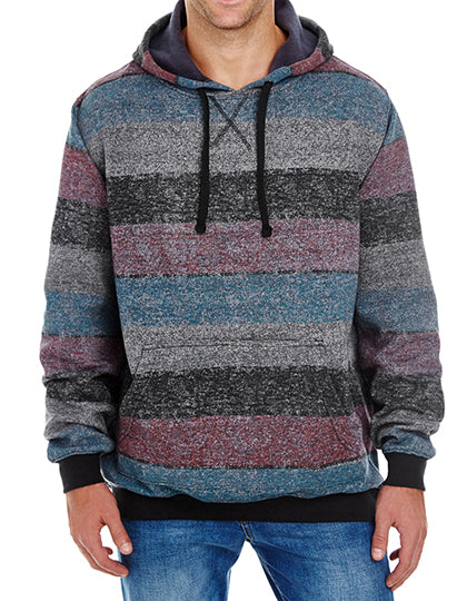 Printed Striped Marl Pullover (BU8603)