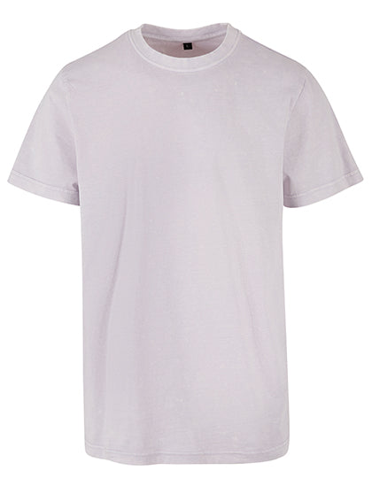 Acid Washed Round Neck Tee (BY190)