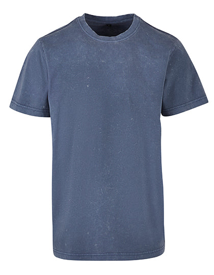 Acid Washed Round Neck Tee (BY190)
