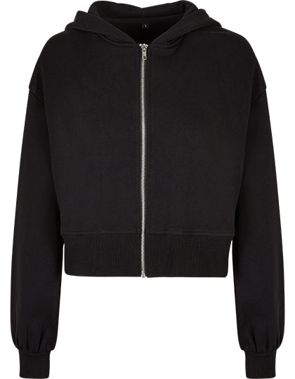 Ladies Short Oversized Zip Jacket (BY237)
