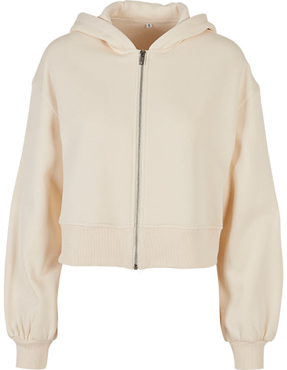 Ladies Short Oversized Zip Jacket (BY237)