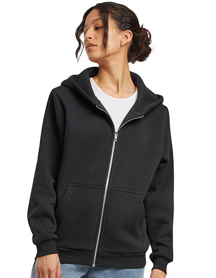 Ladies Fluffy Zip Hoody (BY290)