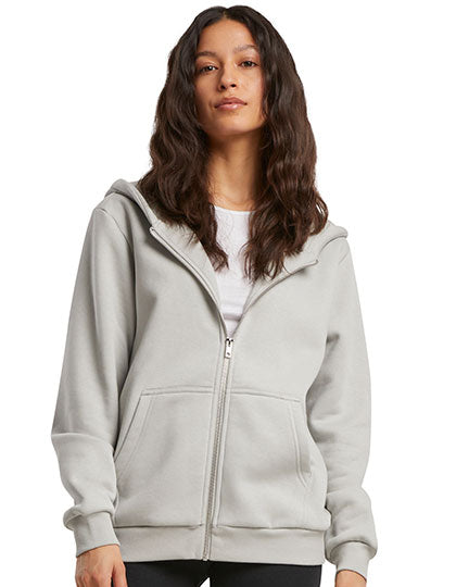 Ladies Fluffy Zip Hoody (BY290)