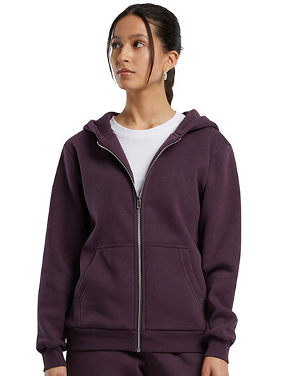 Ladies Fluffy Zip Hoody (BY290)