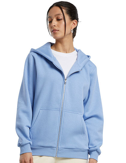 Ladies Fluffy Zip Hoody (BY290)
