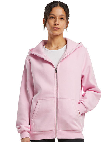 Ladies Fluffy Zip Hoody (BY290)