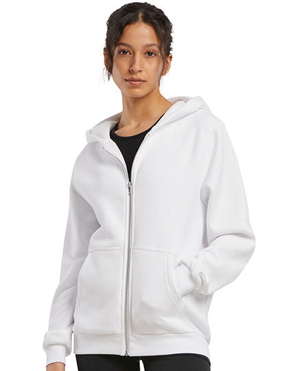 Ladies Fluffy Zip Hoody (BY290)