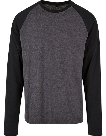 Men´s Contrast Raglan Longsleeve T-Shirt (BYBB023)