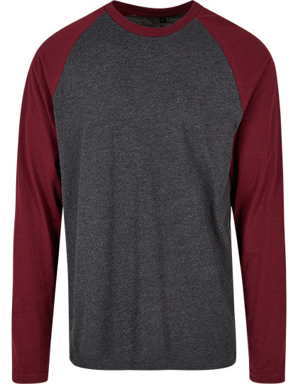 Men´s Contrast Raglan Longsleeve T-Shirt (BYBB023)