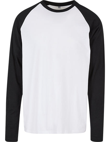 Men´s Contrast Raglan Longsleeve T-Shirt (BYBB023)