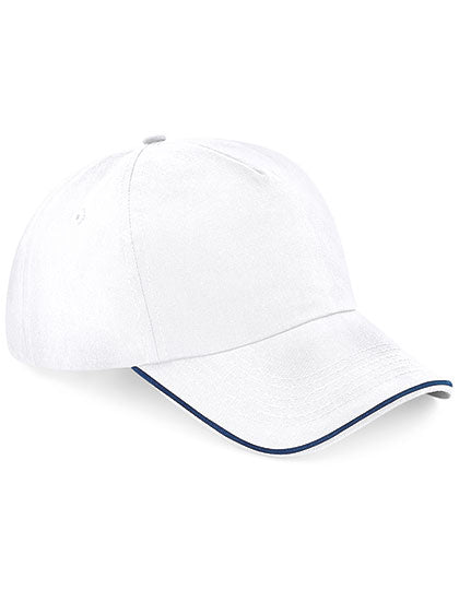 Authentic 5 Panel Cap - Piped Peak (CB25c)