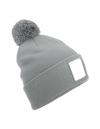 Appliqué Patch Pom Beanie (CB338R)