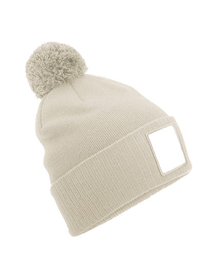 Appliqué Patch Pom Beanie (CB338R)