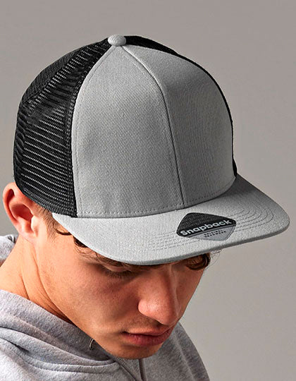 Original Flat Peak 6 Panel Trucker Cap (CB664)