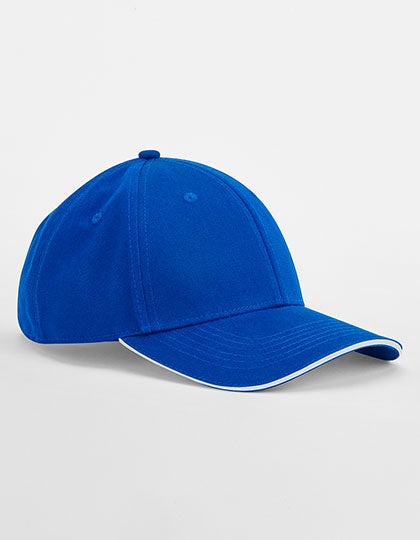 EarthAware® Classic Organic Cotton 6 Panel Cap - Sandwich Peak (CB820C)