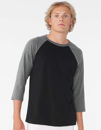 Unisex 3/4 Sleeve Baseball T-Shirt (CV3200)