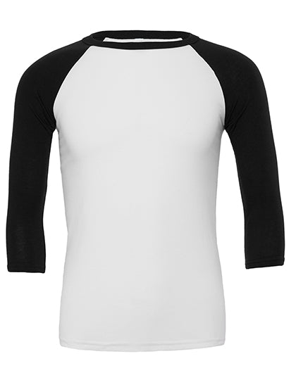 Unisex 3/4 Sleeve Baseball T-Shirt (CV3200)