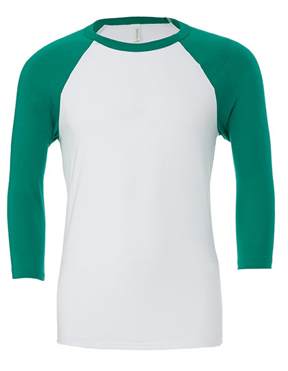 Unisex 3/4 Sleeve Baseball T-Shirt (CV3200)