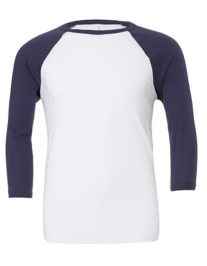 Unisex 3/4 Sleeve Baseball T-Shirt (CV3200)