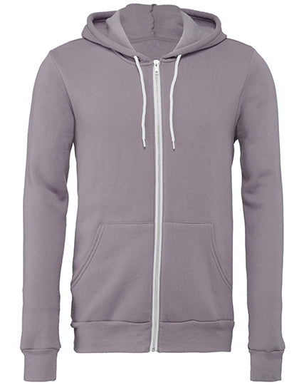 Unisex Poly-Cotton Fleece Full-Zip Hoodie (CV3739)