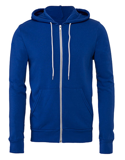 Unisex Poly-Cotton Fleece Full-Zip Hoodie (CV3739)