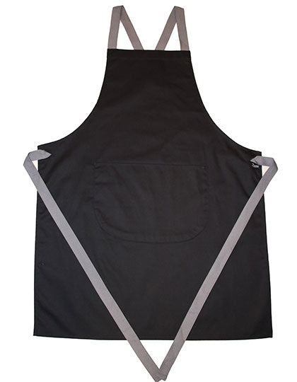 Apron With Grey Ties Crossover (DL130)