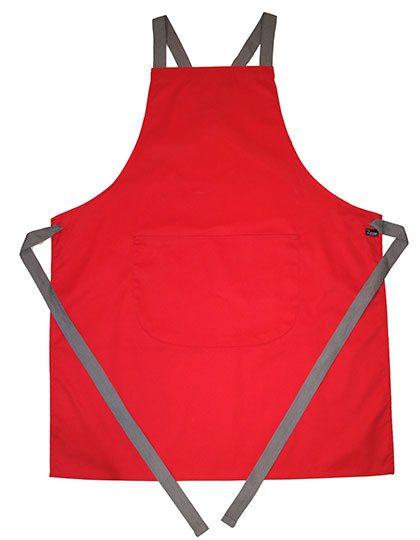 Apron With Grey Ties Crossover (DL130)