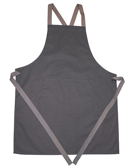 Apron With Grey Ties Crossover (DL130)