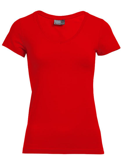 Women´s Slim Fit V-Neck-T (E3086)