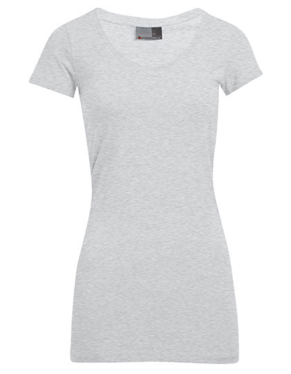 Women´s Slim Fit V-Neck-T Long (E3087)