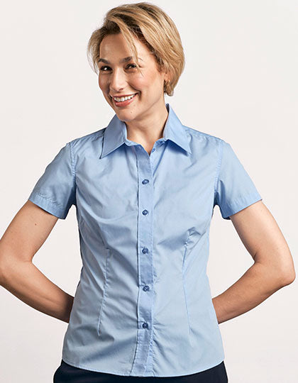 Women´s Poplin Shirt Short Sleeve (E6305)