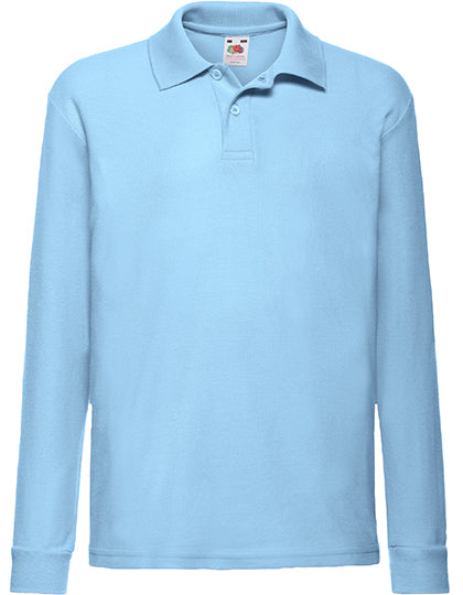 Kids´ Long Sleeve 65/35 Polo (F504K)