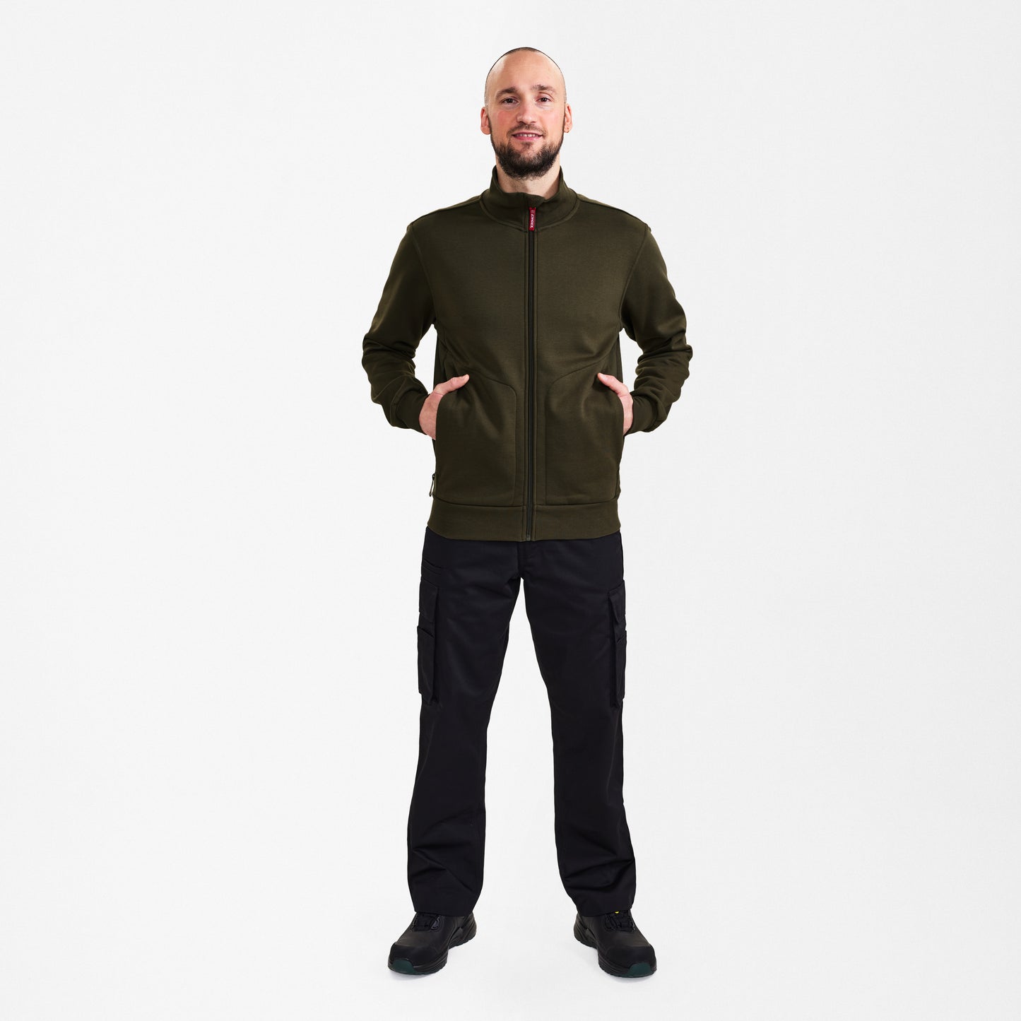Extend Sweat-Jacke mit hohem Kragen (8024-233)