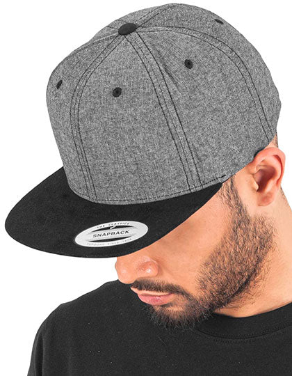 Chambray-Suede Snapback (FX6089CH)