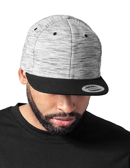Stripes Melange Crown Snapback (FX6089SC)
