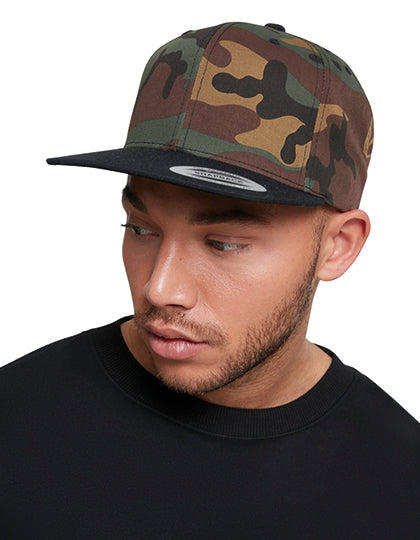 Classic Snapback 2-Tone Camo Cap (FX6089TC)