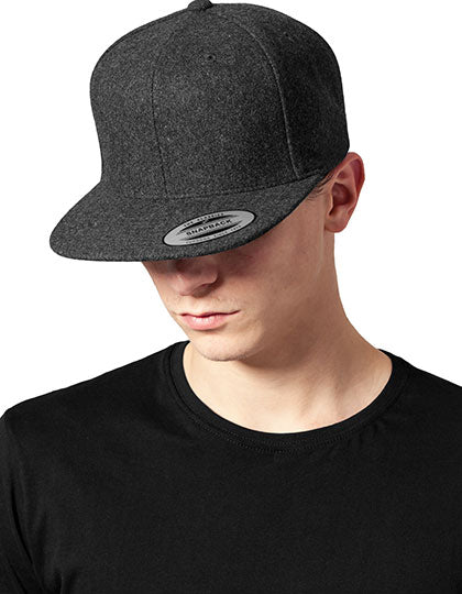 Melton Wool Snapback Cap (FX6689M)