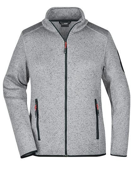 Ladies´ Knitted Fleece Jacket (JN761)