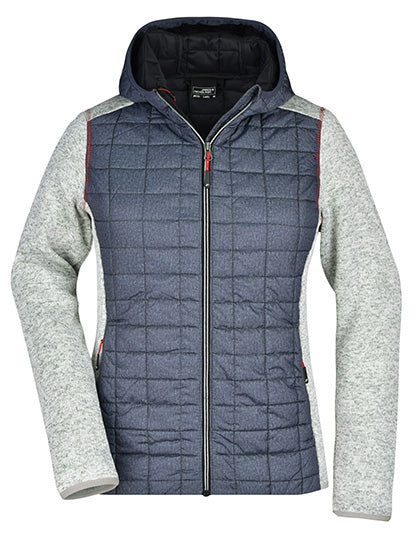 Ladies´ Knitted Hybrid Jacket (JN771)