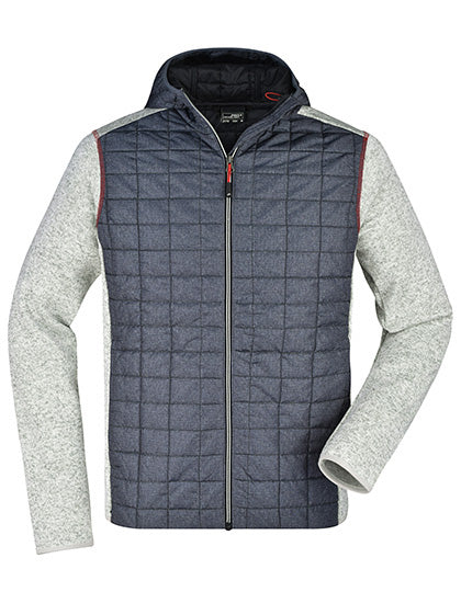 Men´s Knitted Hybrid Jacket (JN772)