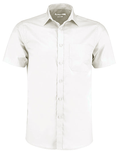 Men´s Tailored Fit Poplin Shirt Short Sleeve (K141)