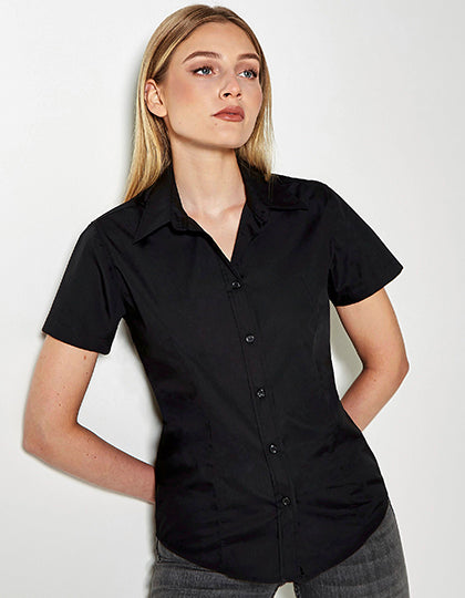 Women´s Classic Fit Workforce Poplin Shirt Short Sleeve (K728)