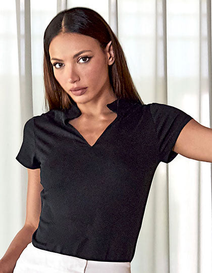 Women`s Regular Fit Mandarin Collar Top (K770)