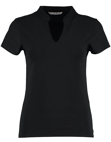 Women`s Regular Fit Mandarin Collar Top (K770)