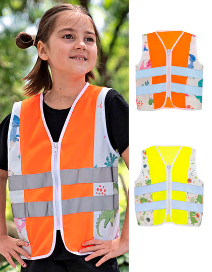 Children´s Safety Vest Action Dinosaurs CO² Neutral (KX121K)