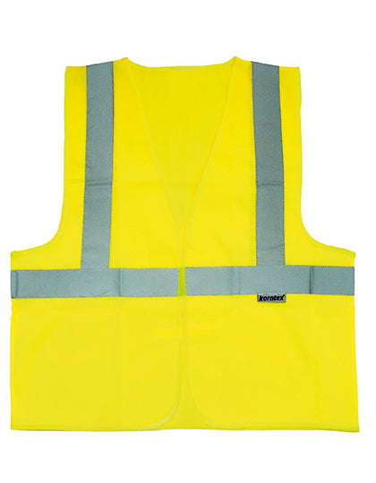 Hi-Vis Safety Vest With 3 Reflective Stripes Bremen (KX141)