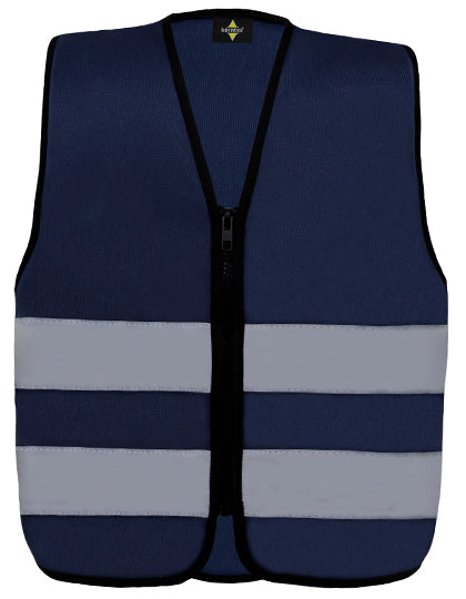 Kids´ Hi-Vis Safety Vest With Front Zipper Aalborg (KX201)