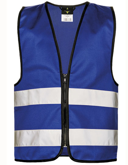 Kids´ Hi-Vis Safety Vest With Front Zipper Aalborg (KX201)
